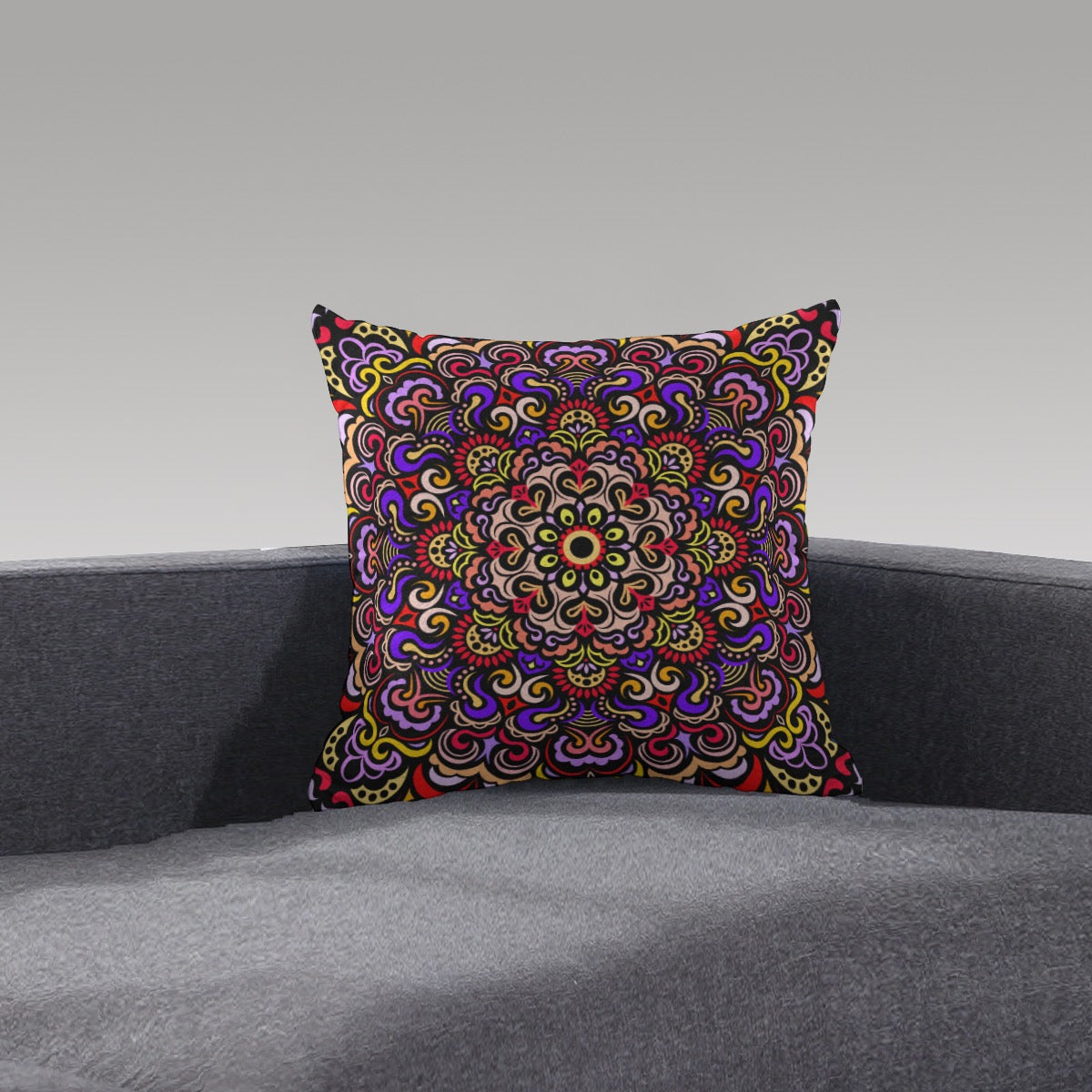 Synchronicity Mandala Plush Pillow