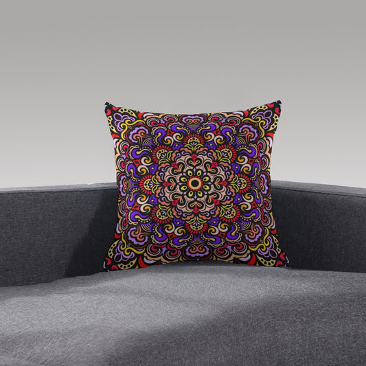Synchronicity Mandala Plush Pillow