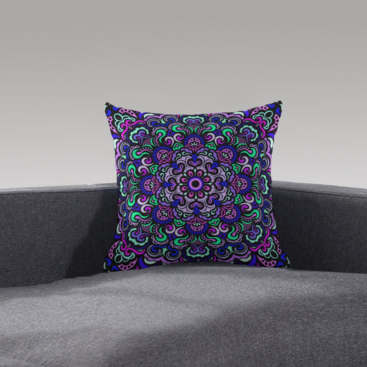 Synchronicity Mandala Plush Pillow