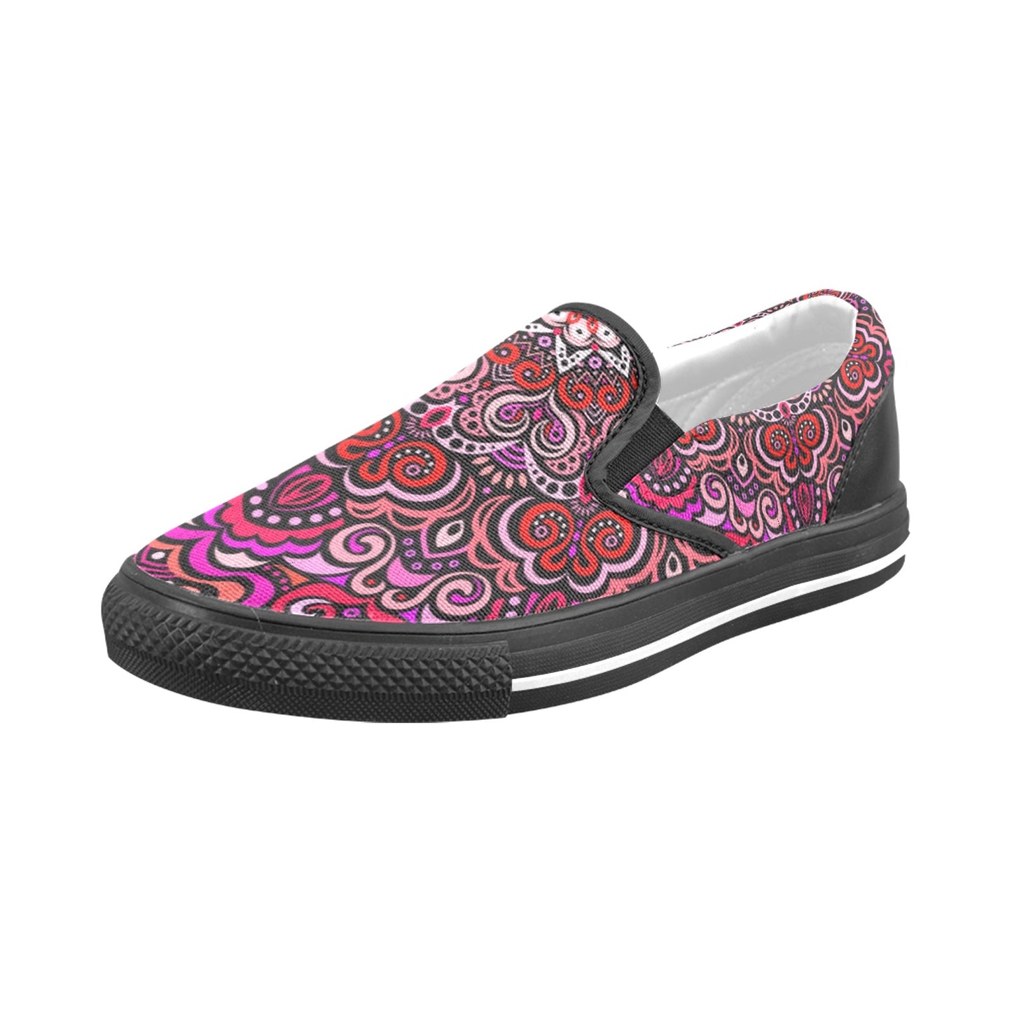 Eternity Mandala Slip-on Canvas Kid's Shoes