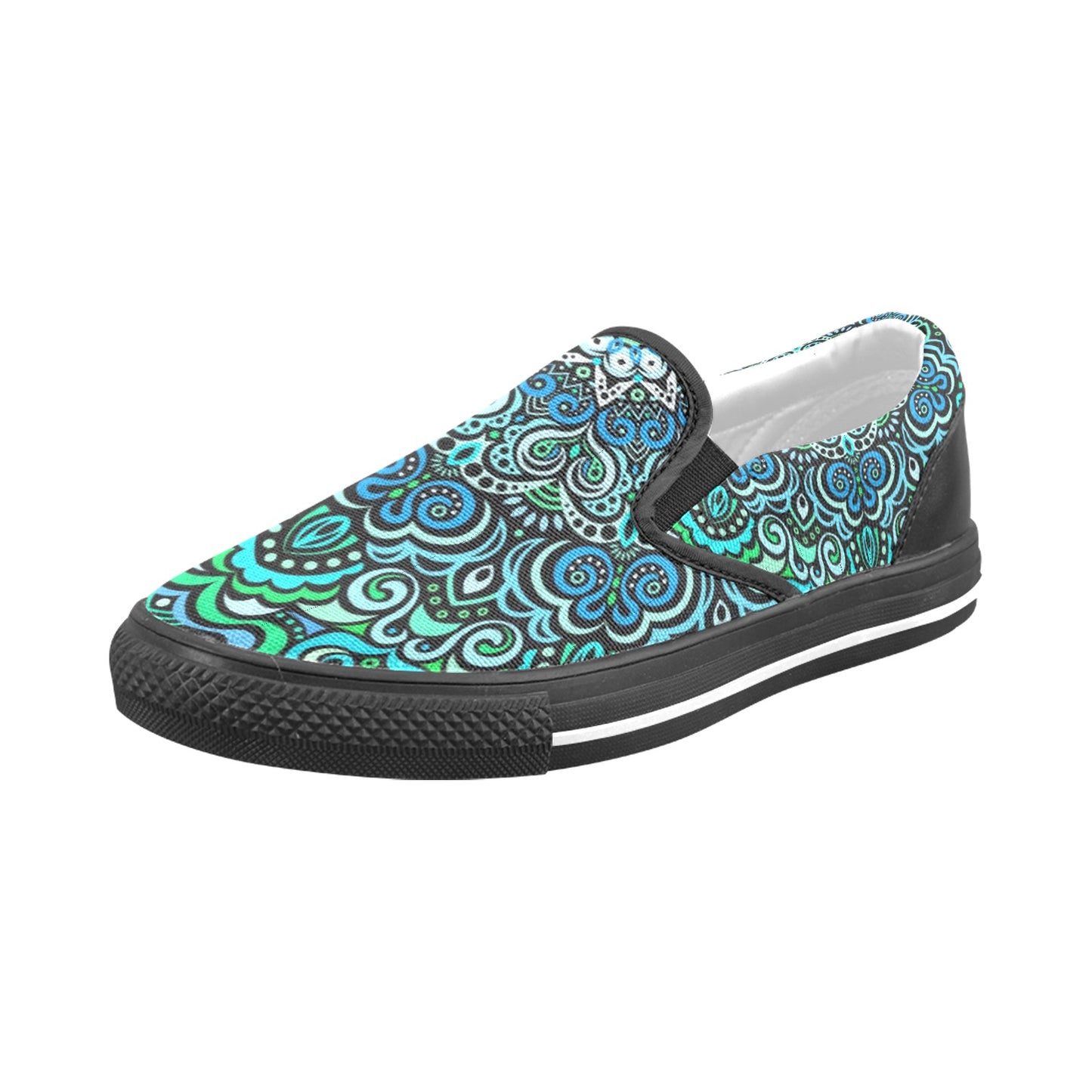 Eternity Mandala Slip-on Canvas Kid's Shoes