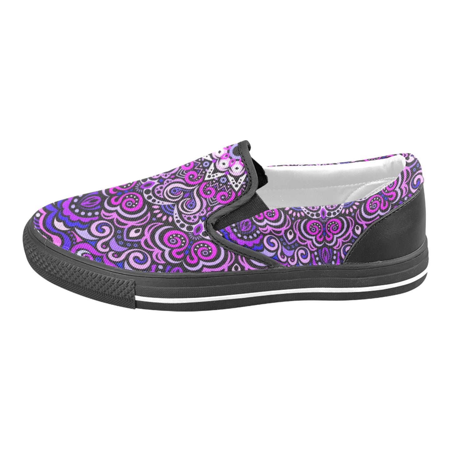 Eternity Mandala Slip-On Canvas Kid’s Shoes