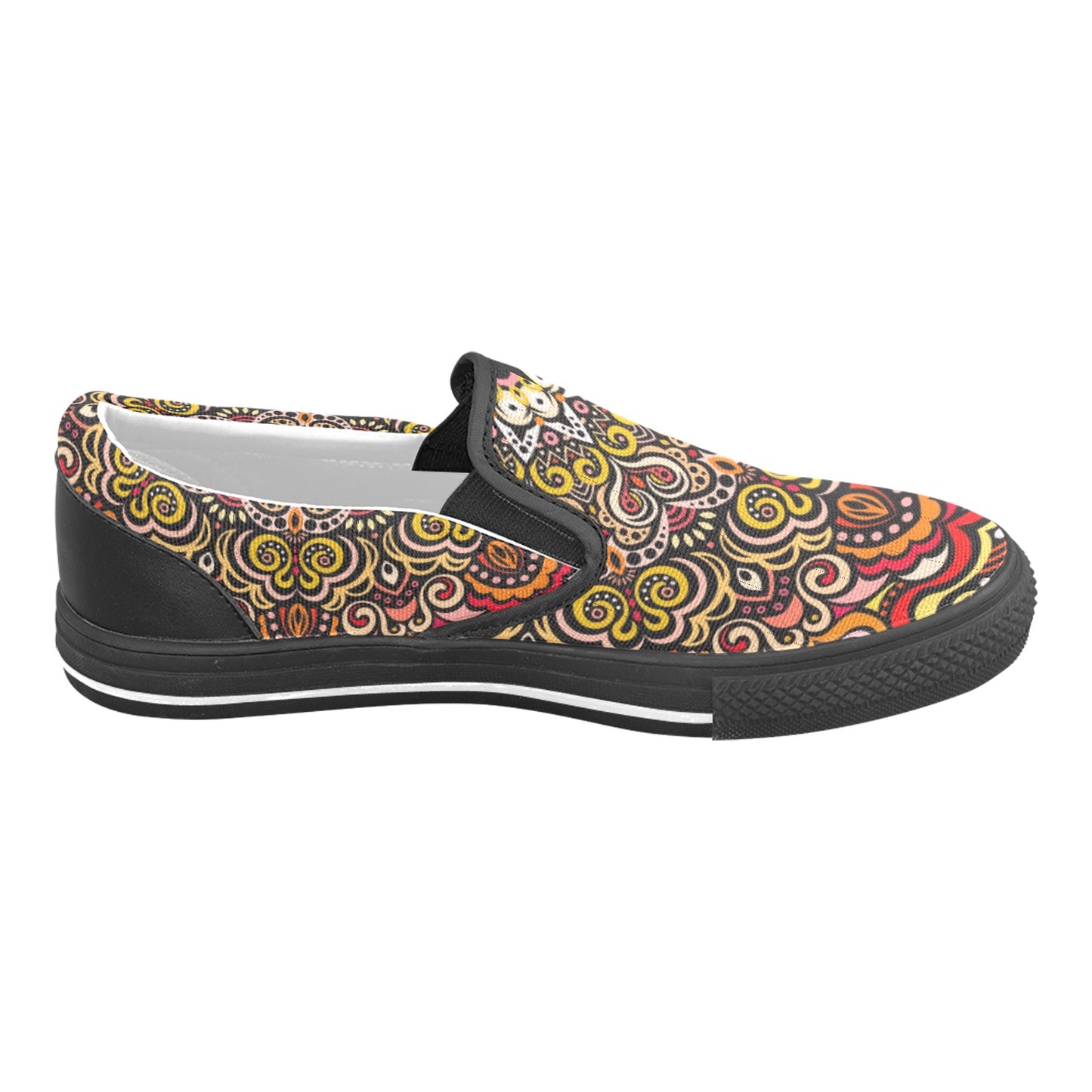 Eternity Mandala Slip-on Canvas Kid's Shoes