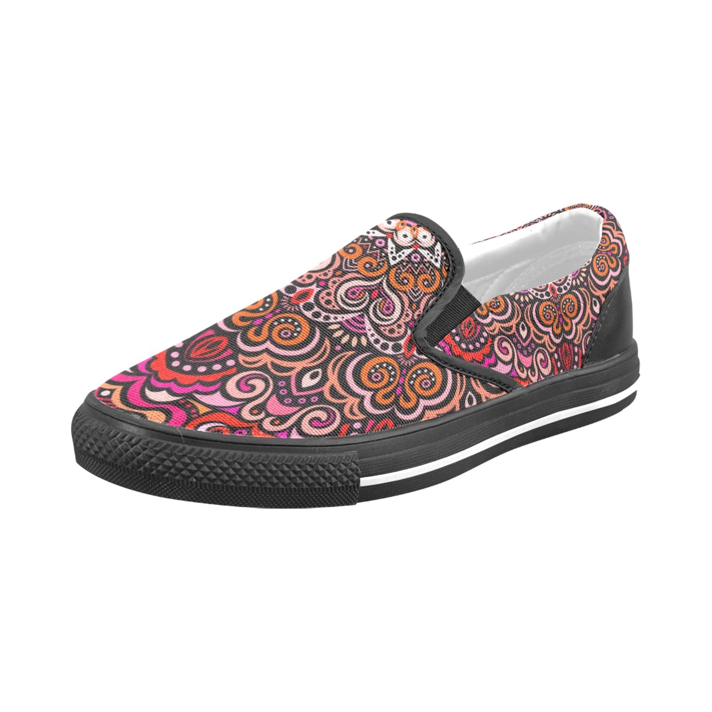 Eternity Mandala Slip-on Canvas Kid's Shoes