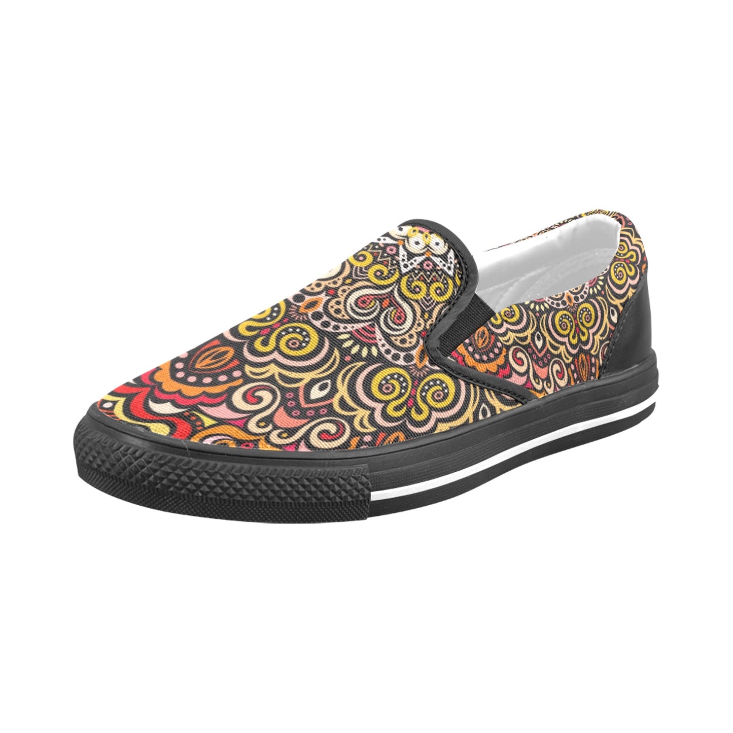 Eternity Mandala Slip-on Canvas Kid's Shoes