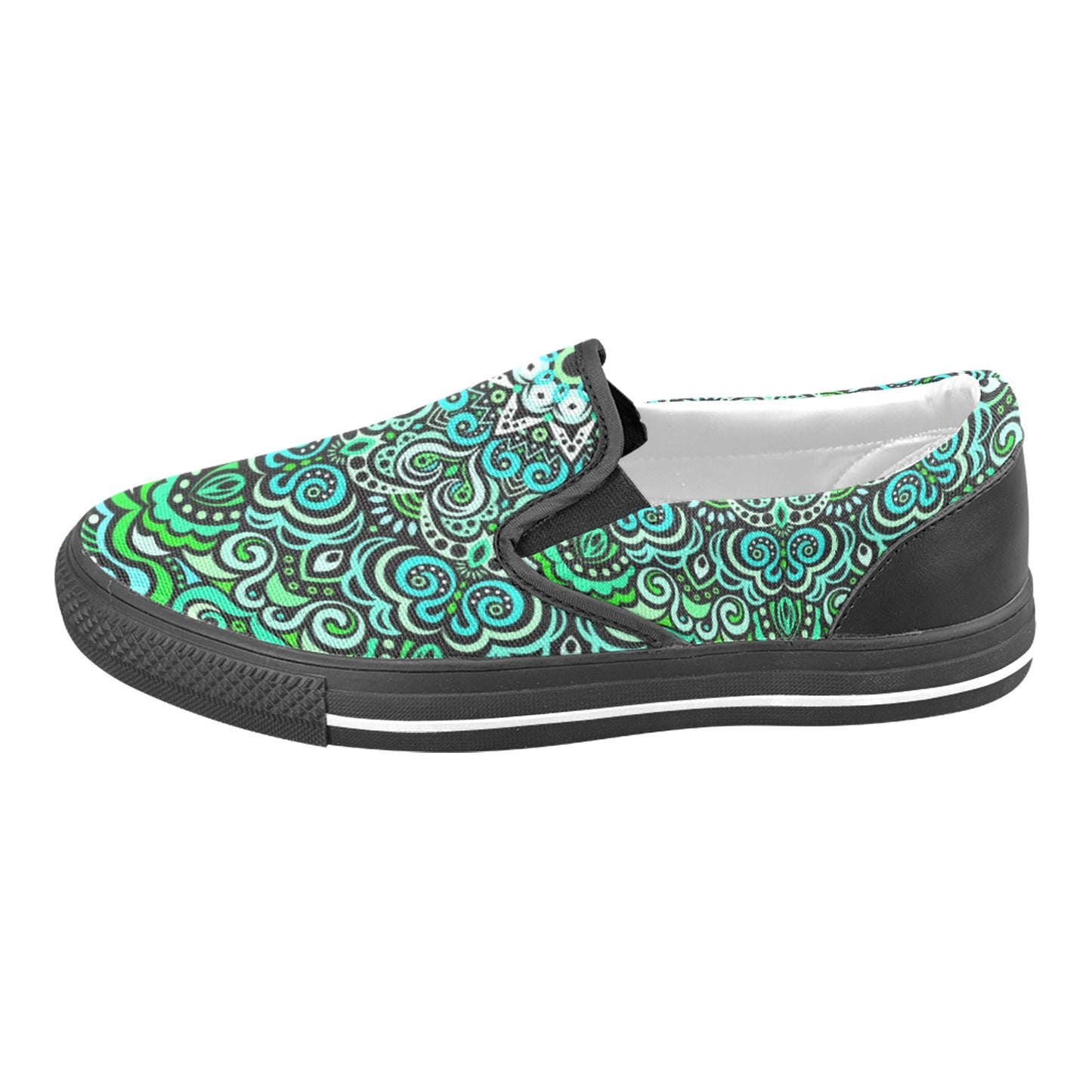 Eternity Mandala Slip-on Canvas Kid's Shoes