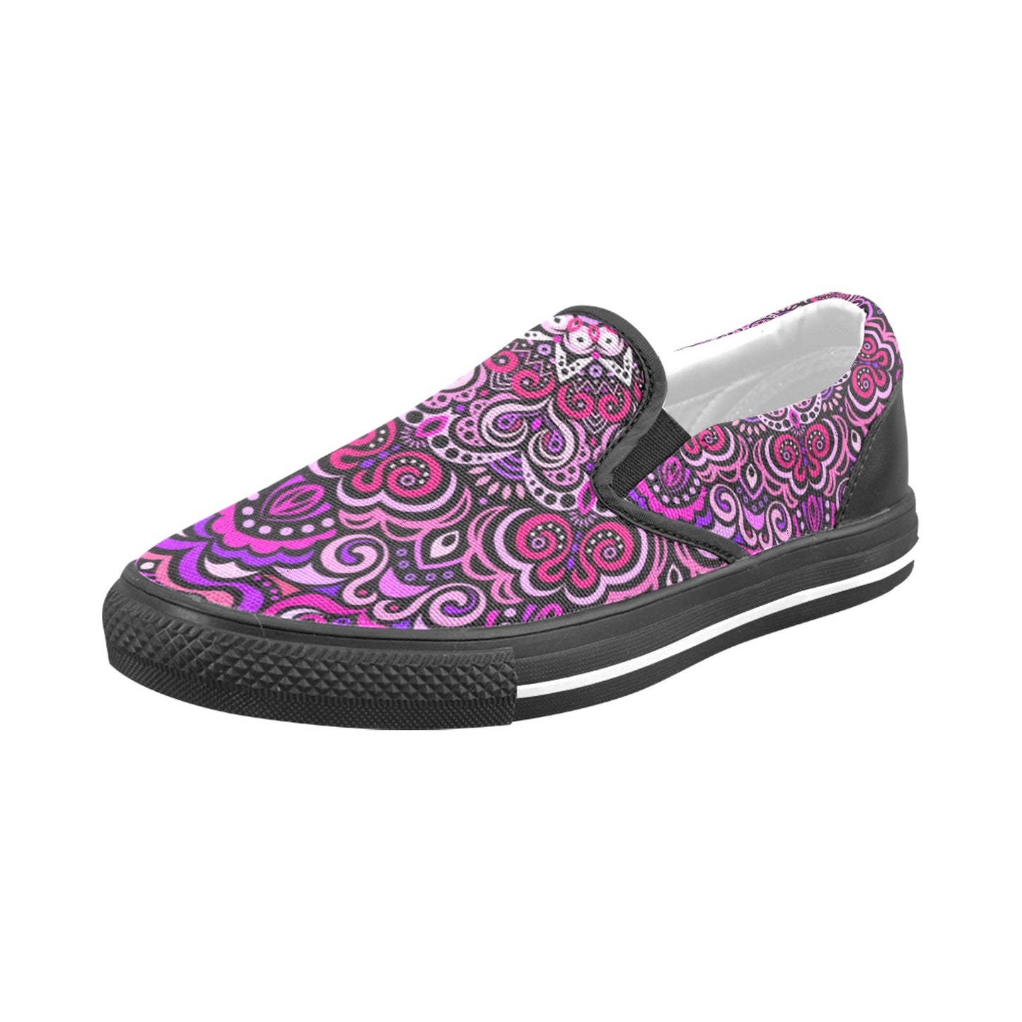 Eternity Mandala Slip-on Canvas Kid's Shoes