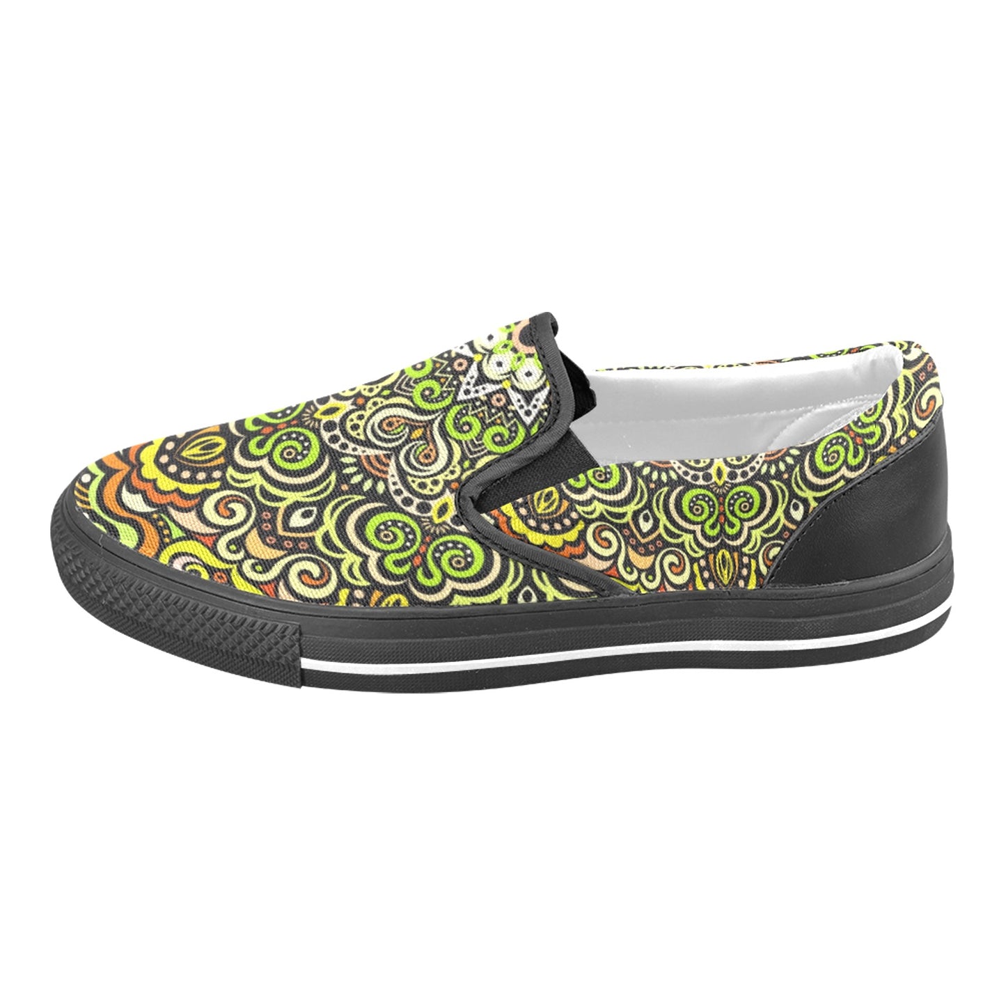 Eternity Mandala Slip-on Canvas Kid's Shoes