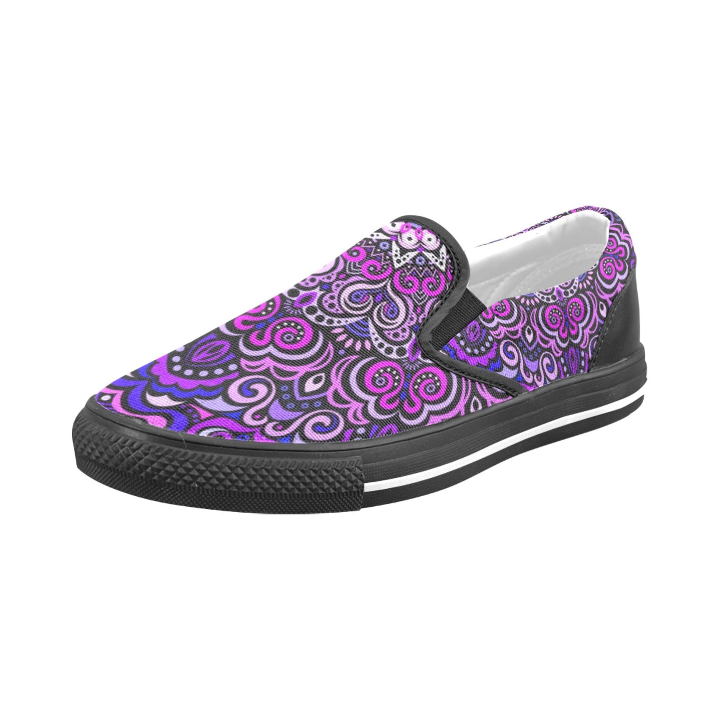 Eternity Mandala Slip-On Canvas Kid’s Shoes