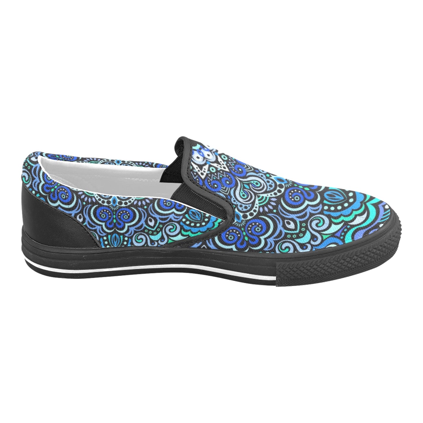 Eternity Mandala Slip-on Canvas Kid's Shoes