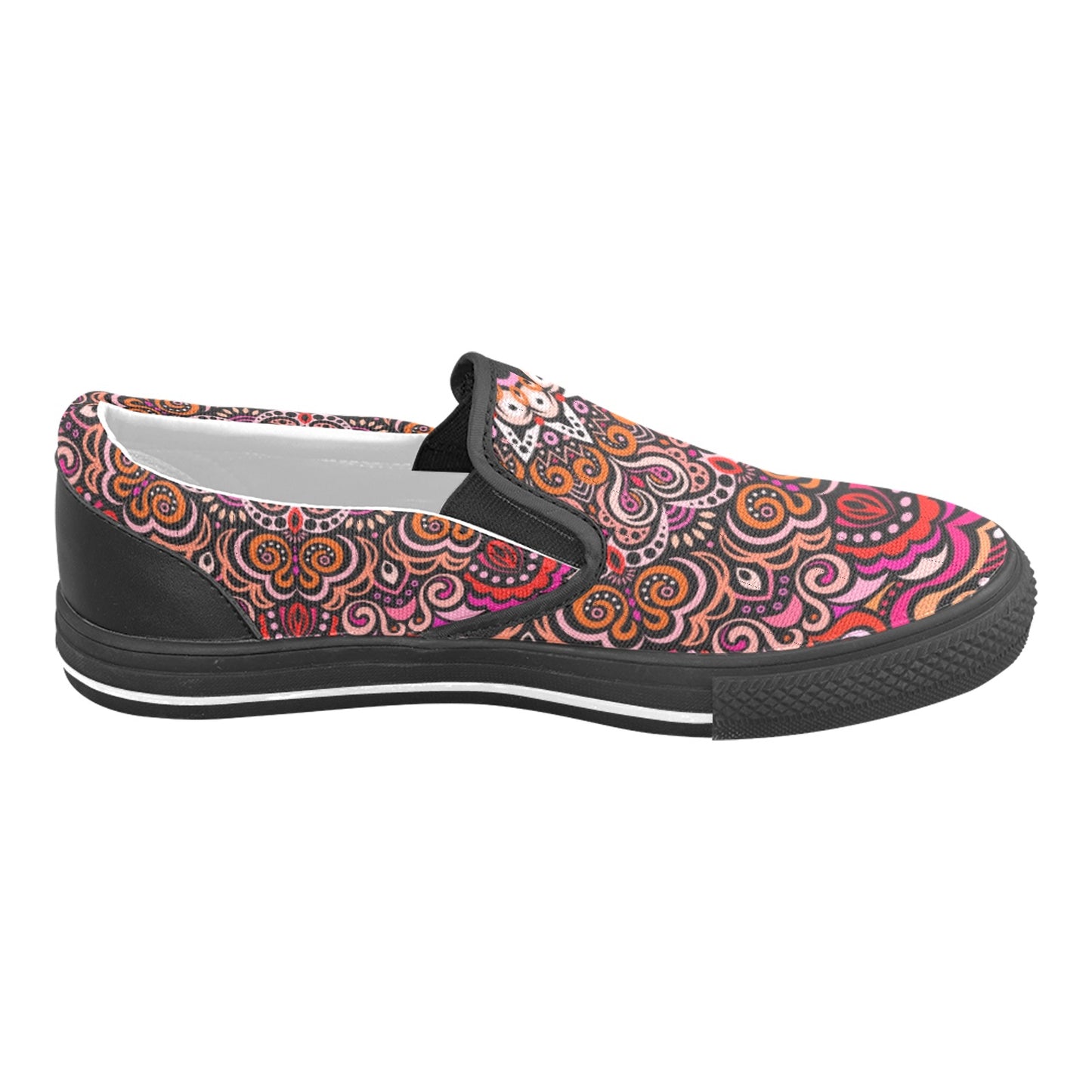 Eternity Mandala Slip-on Canvas Kid's Shoes