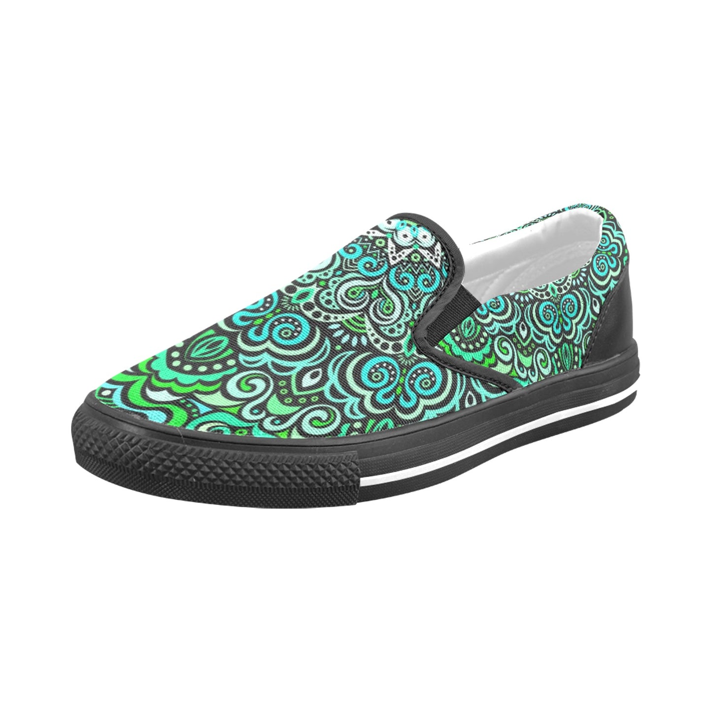 Eternity Mandala Slip-on Canvas Kid's Shoes