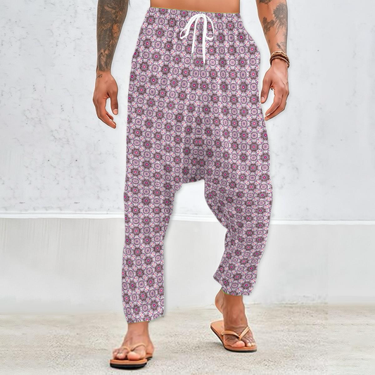 Pink - Purple Velvet Harem Pants 214ii