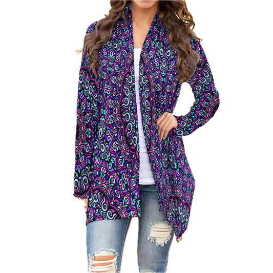 Purple - Pink - Blue Cardigan
