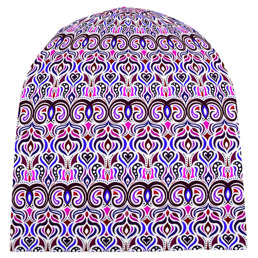 Pink - Blue - Purple Velvet Hat