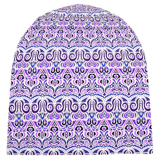 Purple - Violet - Blue Velvet Hat