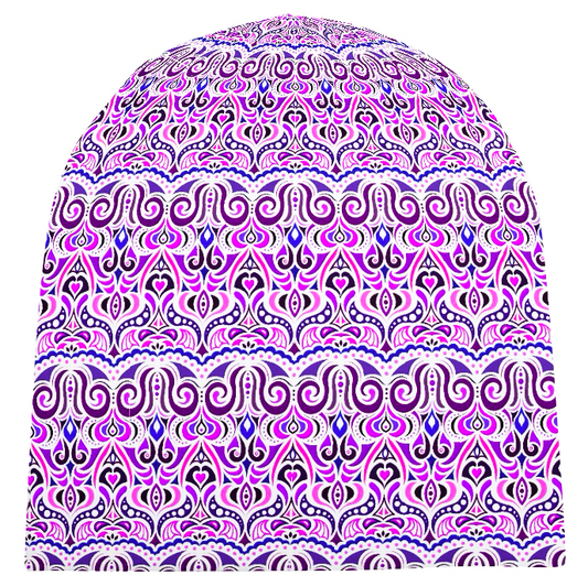 Pink - Purple - Blue Velvet Hat