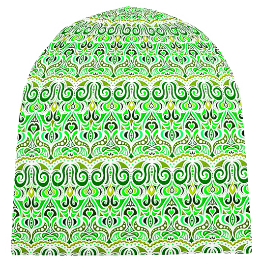 Green - Chartreuse Velvet Hat