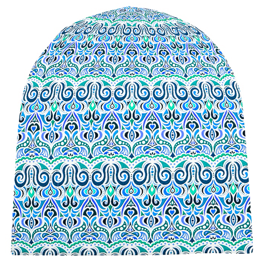 Turquoise - Blue Velvet Hat