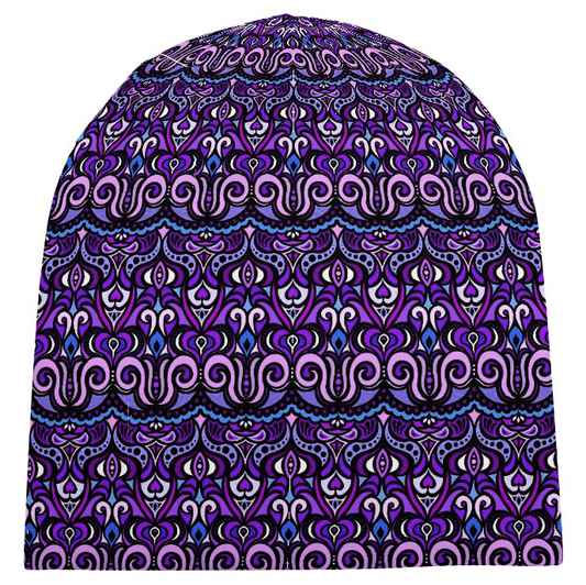 Violet - Purple - Blue Velvet Hat
