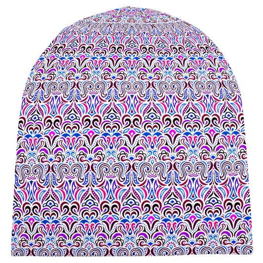 Blue - Purple - Pink Velvet Hat