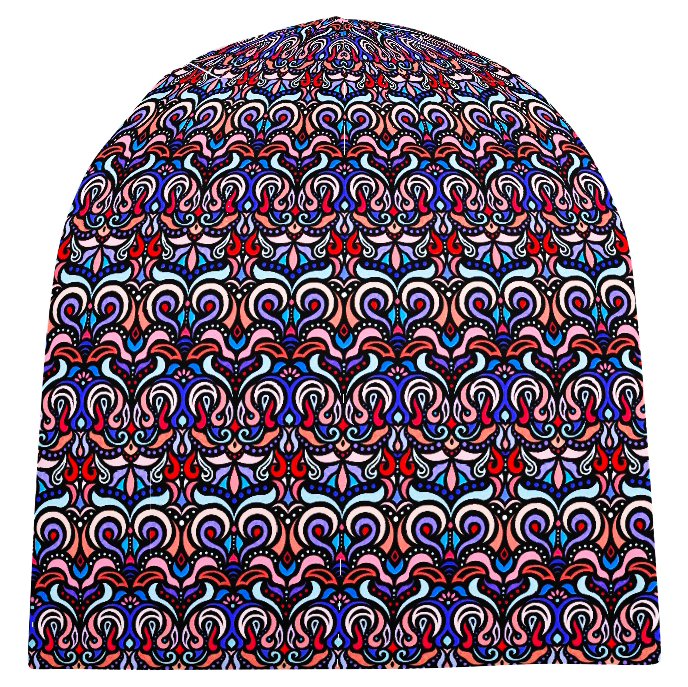 Blue - Red - Coral Velvet Hat
