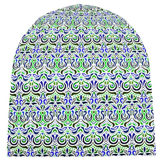 Blue - Green Velvet Hat