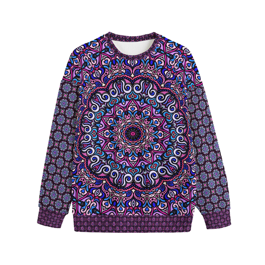 Pink - Purple - Blue Fleece Sweatshirt