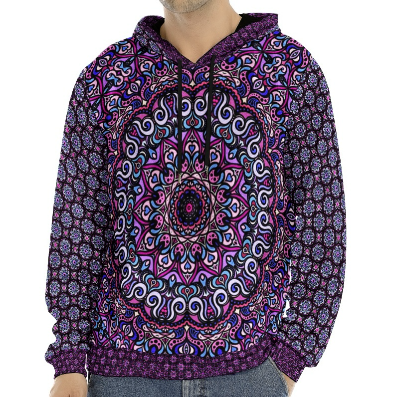 Pink - Purple - Blue Crushed Velvet Hoodie