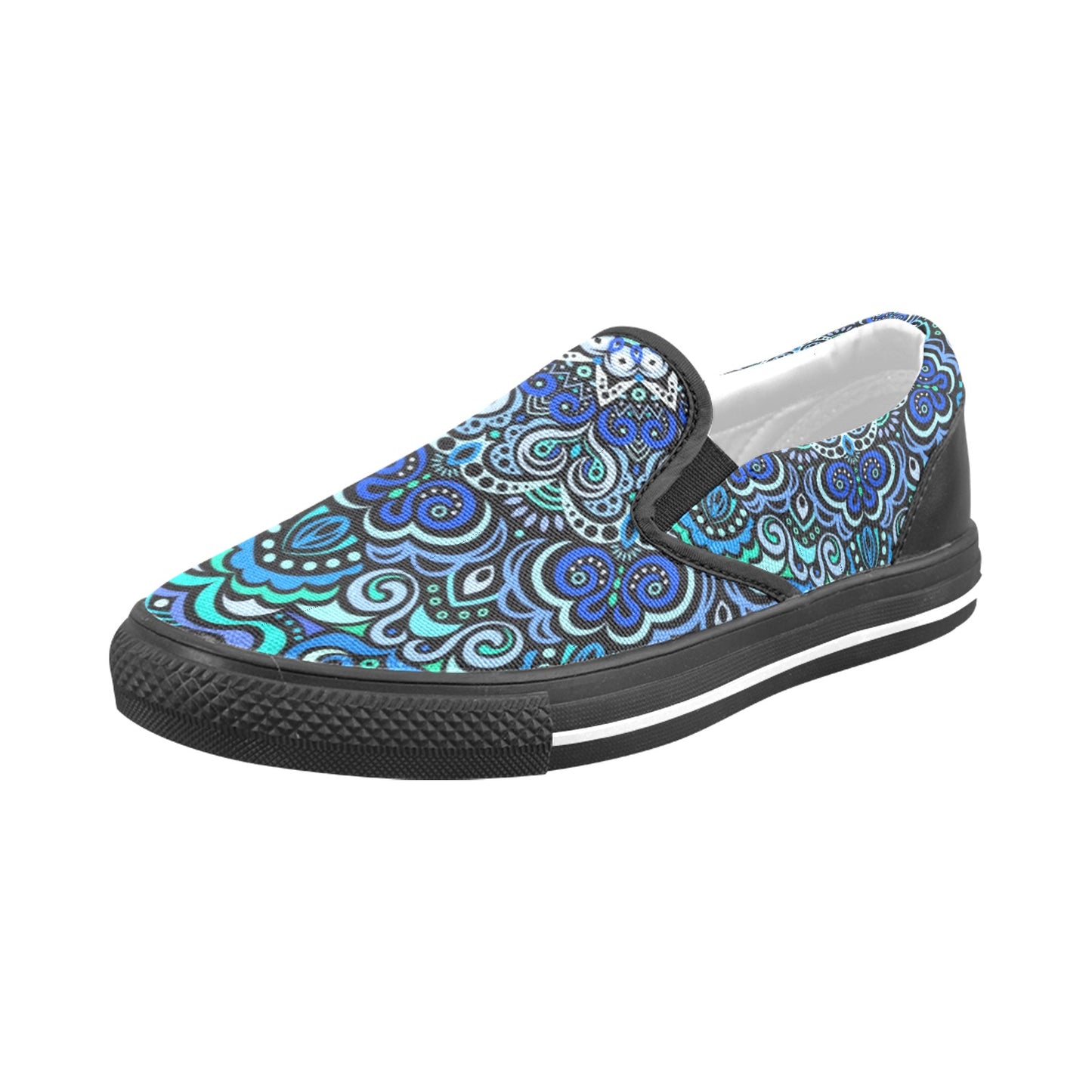Eternity Mandala Slip-on Canvas Kid's Shoes