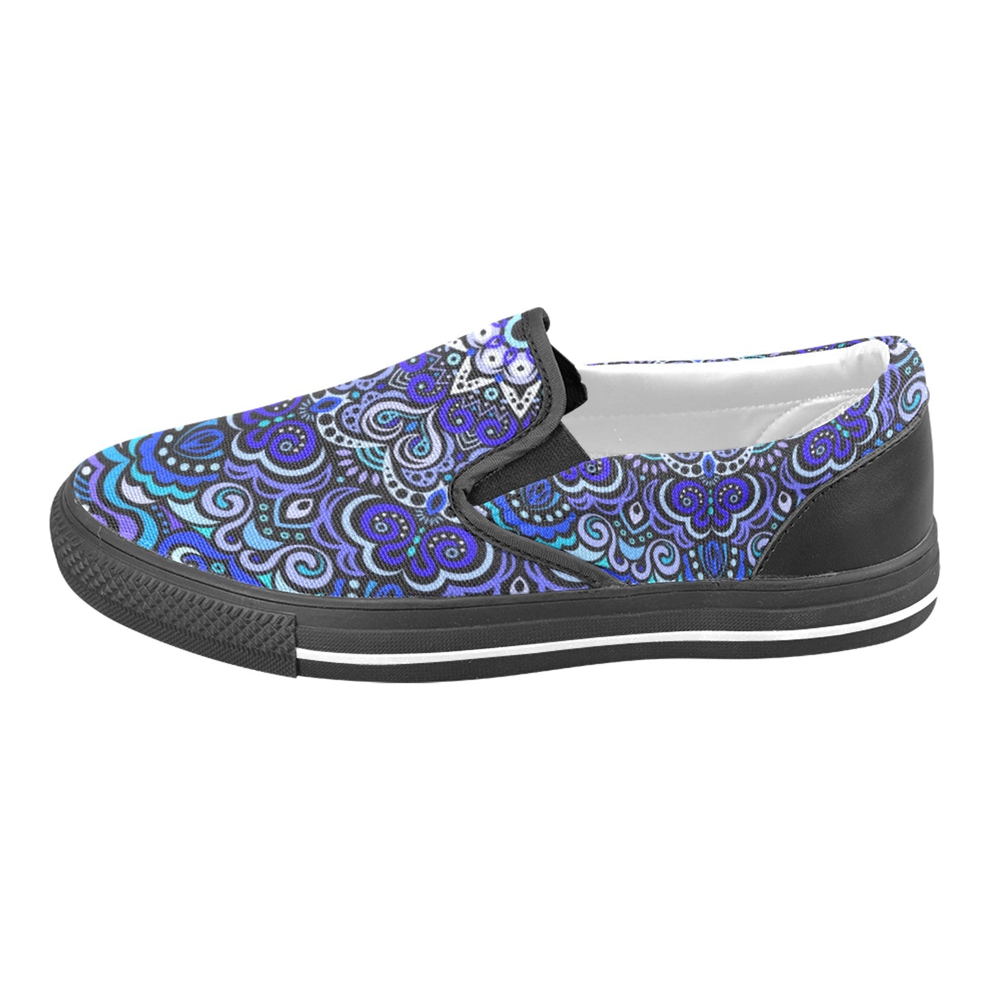 Eternity Mandala Slip-on Canvas Kid's Shoes