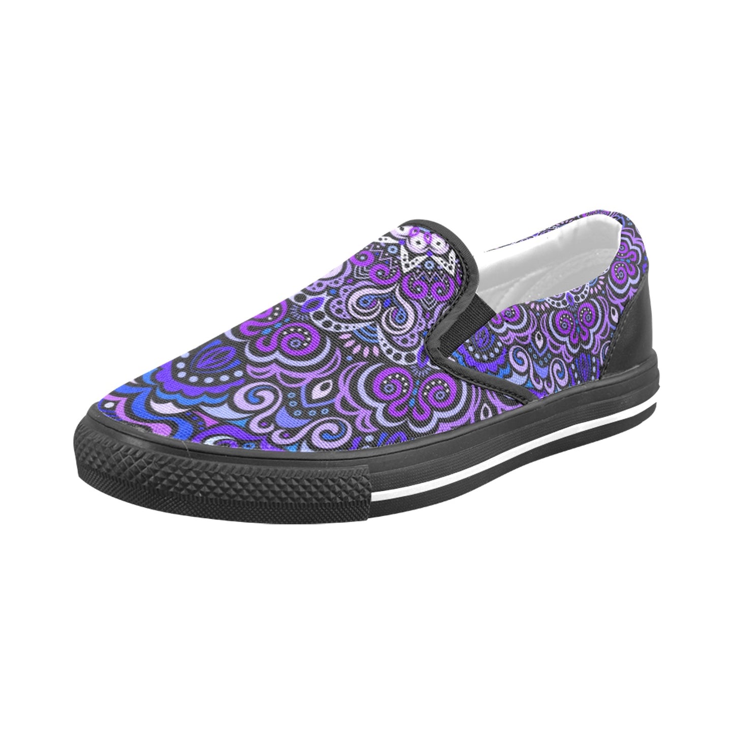 Eternity Mandala Slip-on Canvas Kid's Shoes