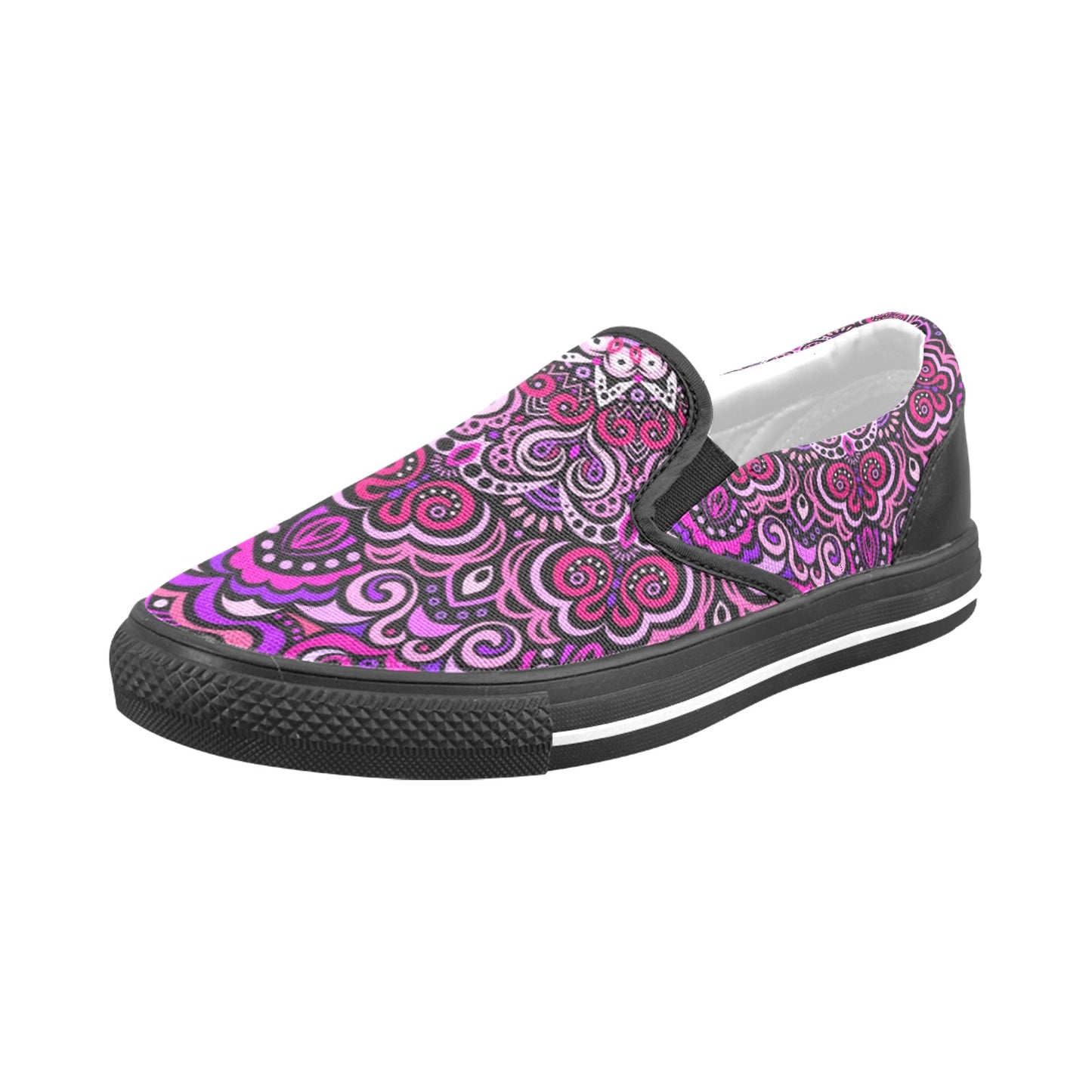 Eternity Mandala Slip-on Canvas Kid's Shoes