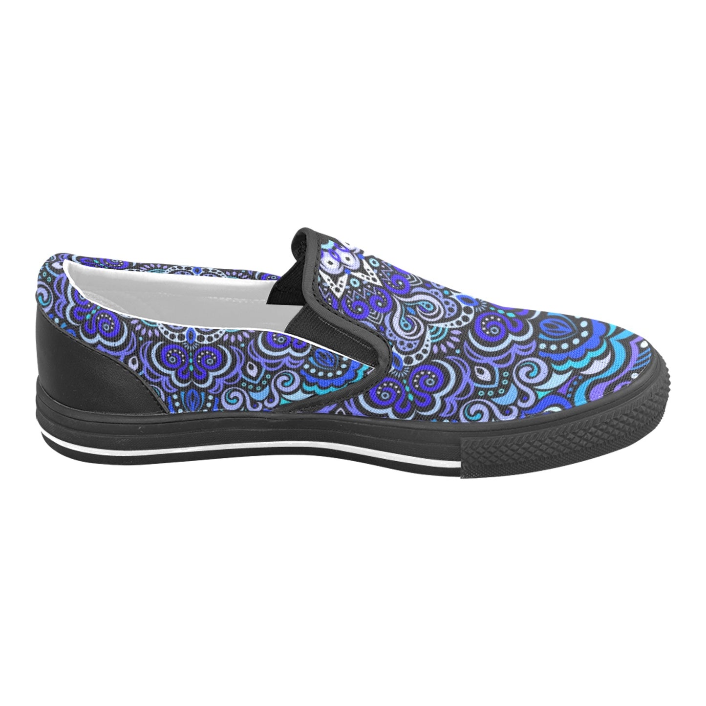 Eternity Mandala Slip-on Canvas Kid's Shoes