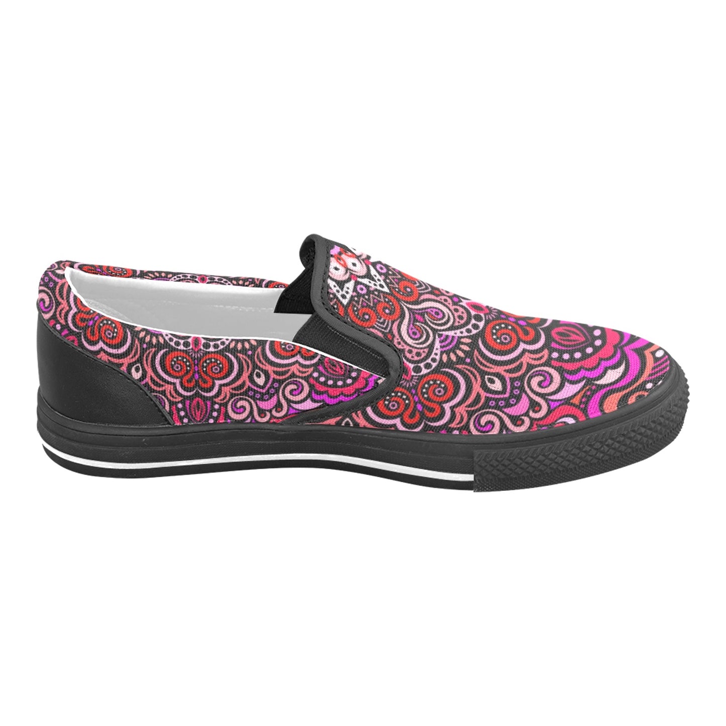 Eternity Mandala Slip-on Canvas Kid's Shoes
