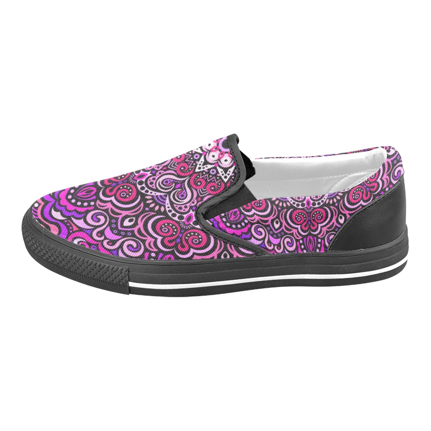 Eternity Mandala Slip-on Canvas Kid's Shoes